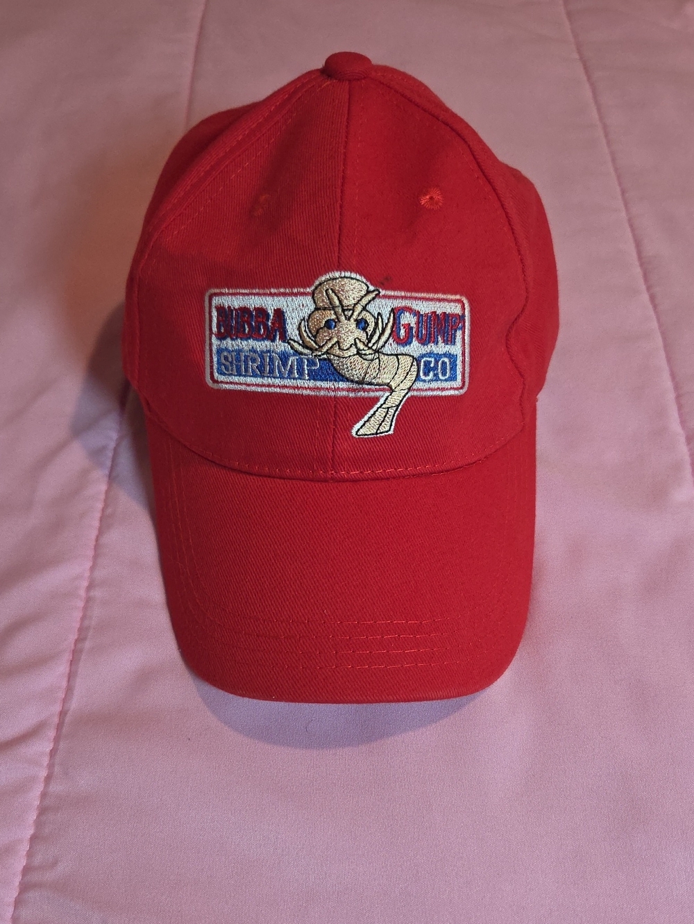 Bubba Gump Shrimp Co. Red Logo Baseball Cap Forrest Gump